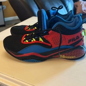 Men’s Fila Shoes. Size 8. Red/Blue/Black colored